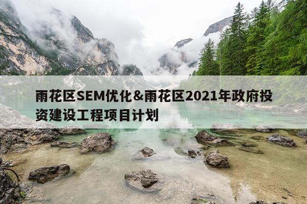 雨花区SEM优化&雨花区2021年政府投资建设工程项目计划