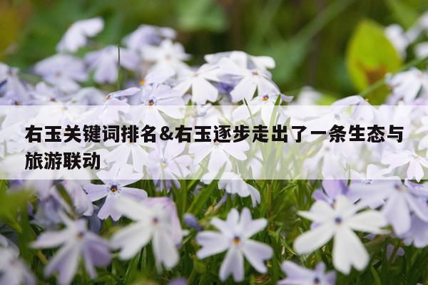 右玉关键词排名&右玉逐步走出了一条生态与旅游联动