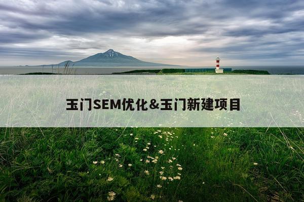 玉门SEM优化&玉门新建项目