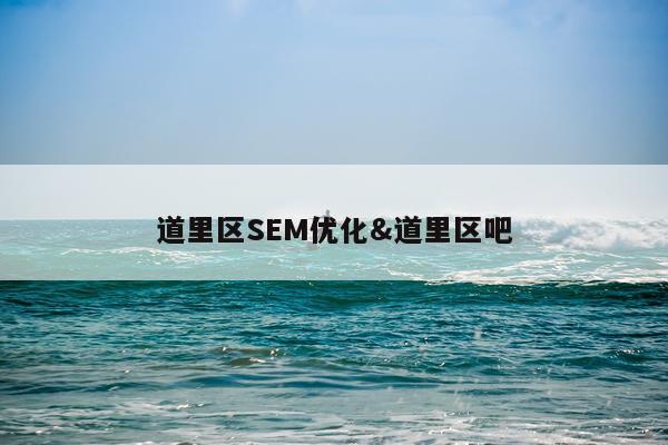 道里区SEM优化&道里区吧