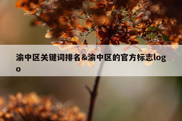 渝中区关键词排名&渝中区的官方标志logo