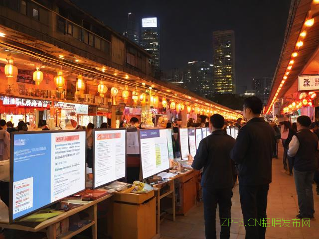 7月25日晚荆州市举办就业服务攻坚行动夜市招聘会,亮点多多